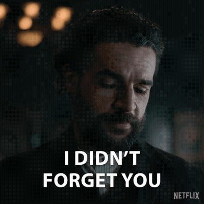 Man With Beard Saying I Didn't Forget You GIF
