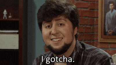 Man With Beard Saying I Gotcha GIF