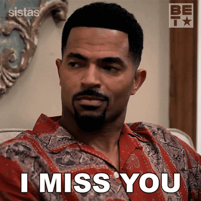 Man With Beard Saying I Miss You GIF
