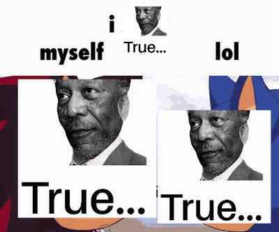 Man With Beard Saying I Myself True Lol True GIF
