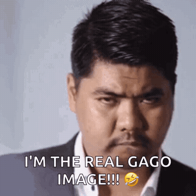 Man With Beard Saying Im The Real Gago GIF