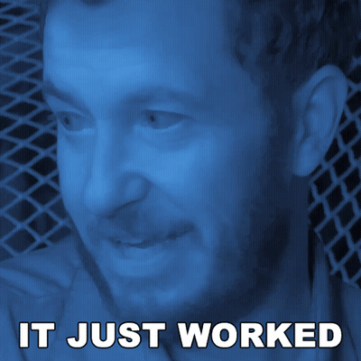 Man With Beard Saying It Just Worked GIF