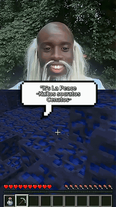 Man With Beard Saying It's La Peace GIF