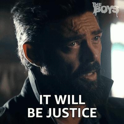 Man With Beard Saying It Will Be Justice GIF