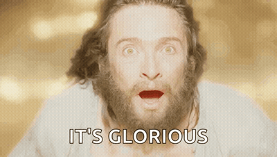 Man With Beard Saying Its Glorious GIF