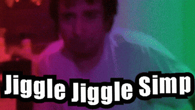 Man With Beard Saying Jiggle Jiggle Simp GIF