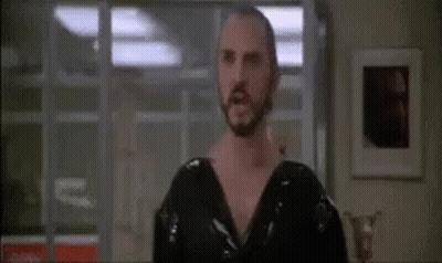 Man With Beard Saying Kneel GIF