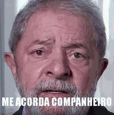 Man With Beard Saying Me Acorda Companheiro GIF