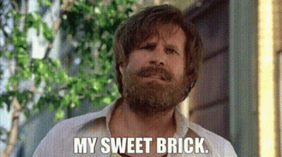 Man With Beard Saying My Sweet Brick GIF