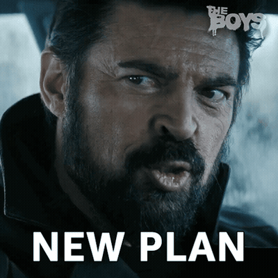 Man With Beard Saying New Plan GIF