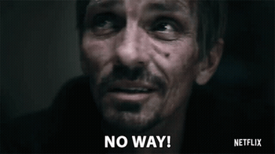 Man With Beard Saying No Way GIF