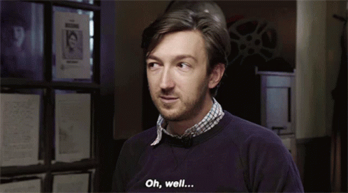 Man With Beard Saying Oh Well GIF