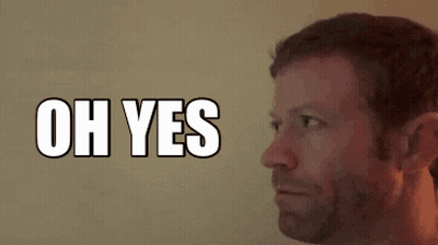 Man With Beard Saying Oh Yes GIF
