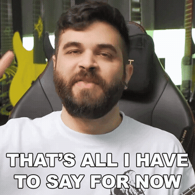 Man With Beard Saying That's All GIF