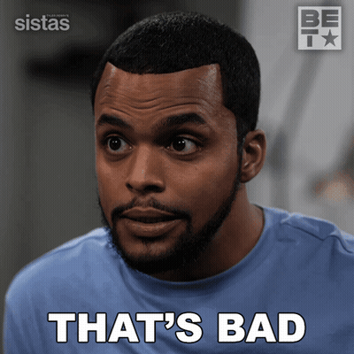 Man With Beard Saying That's Bad GIF