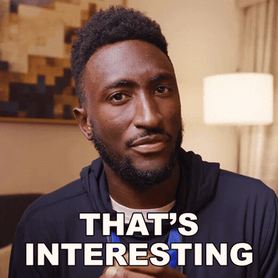 Man With Beard Saying That's Interesting GIF