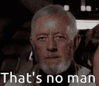 Man With Beard Saying That's No Man GIF