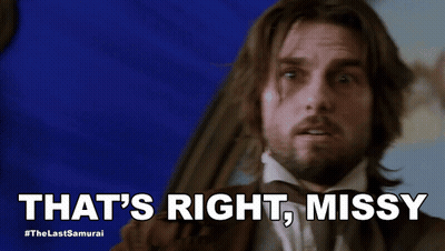 Man With Beard Saying That's Right Missy GIF