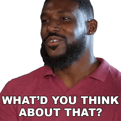 Man With Beard Saying What D You Think About That Sticker