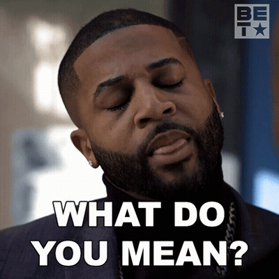 Man With Beard Saying What Do You Mean GIF