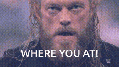 Man With Beard Saying Where You At GIF