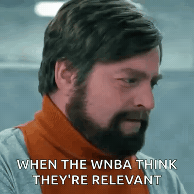 Man With Beard Saying WNBA Relevance GIF
