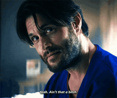 Man With Beard Saying Yeah Ain't That A Bitch GIF