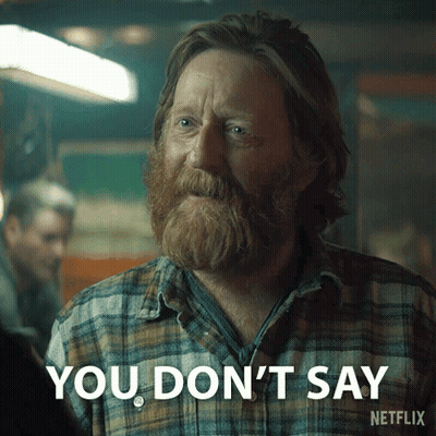 Man With Beard Saying You Don't Say GIF