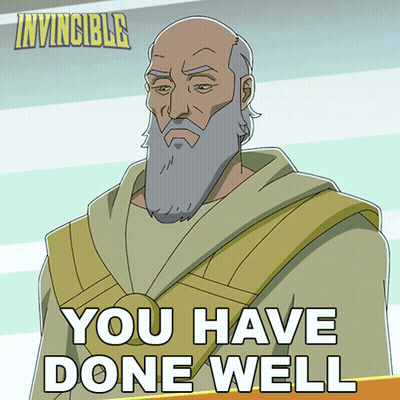 Man With Beard Saying You Have Done Well GIF