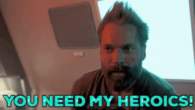 Man With Beard Saying You Need My Heroics GIF