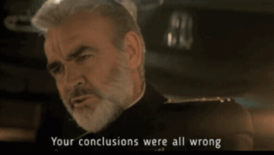Man With Beard Saying Your Conclusions Were All Wrong GIF
