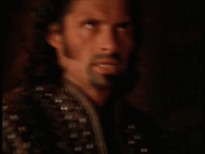 Man With Beard Says Don't Tempt The Fates Xena GIF