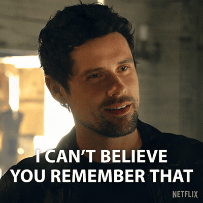 Man With Beard Says I Cant Believe You Remember That GIF
