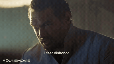Man With Beard Says I Fear Dishonour GIF