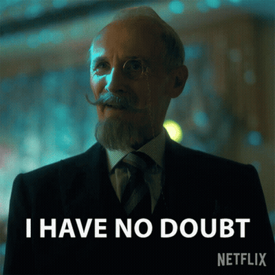 Man With Beard Says I Have No Doubt GIF