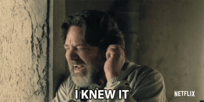 Man With Beard Says I Knew It GIF