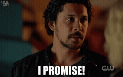 Man With Beard Says I Promise GIF