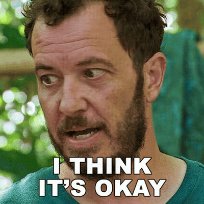 Man With Beard Says I Think It's Okay GIF