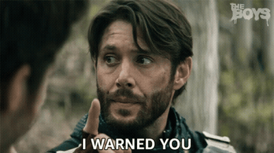 Man With Beard Says I Warned You GIF