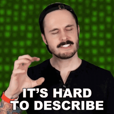 Man With Beard Says It's Hard to Describe