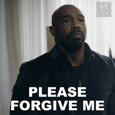 Man With Beard Says Please Forgive Me GIF