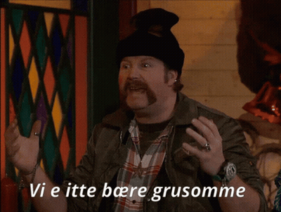 Man With Beard Says Vi E Ette Bare Grusomme GIF