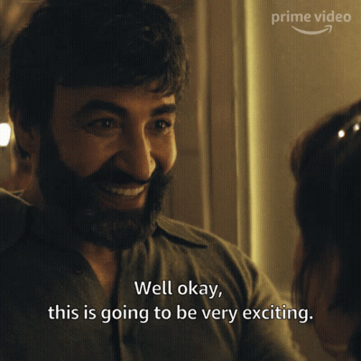 Man With Beard Says Well Okay This Is Going To Be Exciting GIF