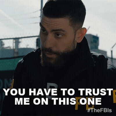 Man With Beard Says You Have To Trust Me On This GIF