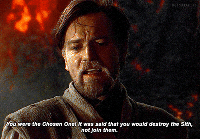 Man With Beard Says You Were The Chosen One GIF