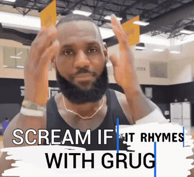 Man With Beard Screaming Scream If It Rhymes With Grug GIF