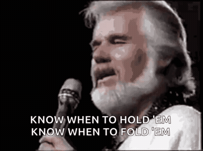 Man With Beard Singing Know When To Hold Em GIF
