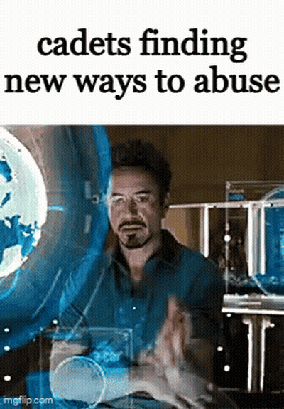 Man With Beard Sitting At Computer Saying Cadets Finding New Ways To Abuse GIF