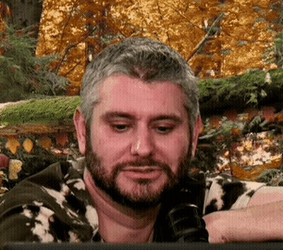 Man With Beard Sitting At Microphone GIF