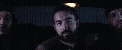 Man With Beard Sitting In Car GIF